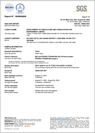 Lab Test Report